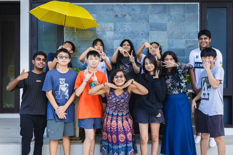 Happy primary students enjoying learning together at Epic Smart Academy Bangsar